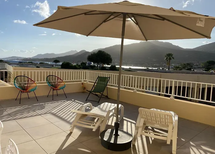 公寓 La Balagne , Bord De Mer, Grande Terrasse, Sant'ambroggio 卢米奥