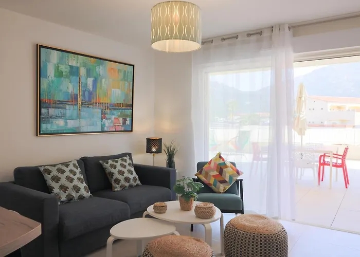 La Balagne , Bord De Mer, Grande Terrasse, Sant'ambroggio Daire *